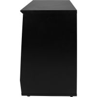 Gator Frameworks Meuble rack 12U pan incliné Elite Studio bois noir - Vue 6